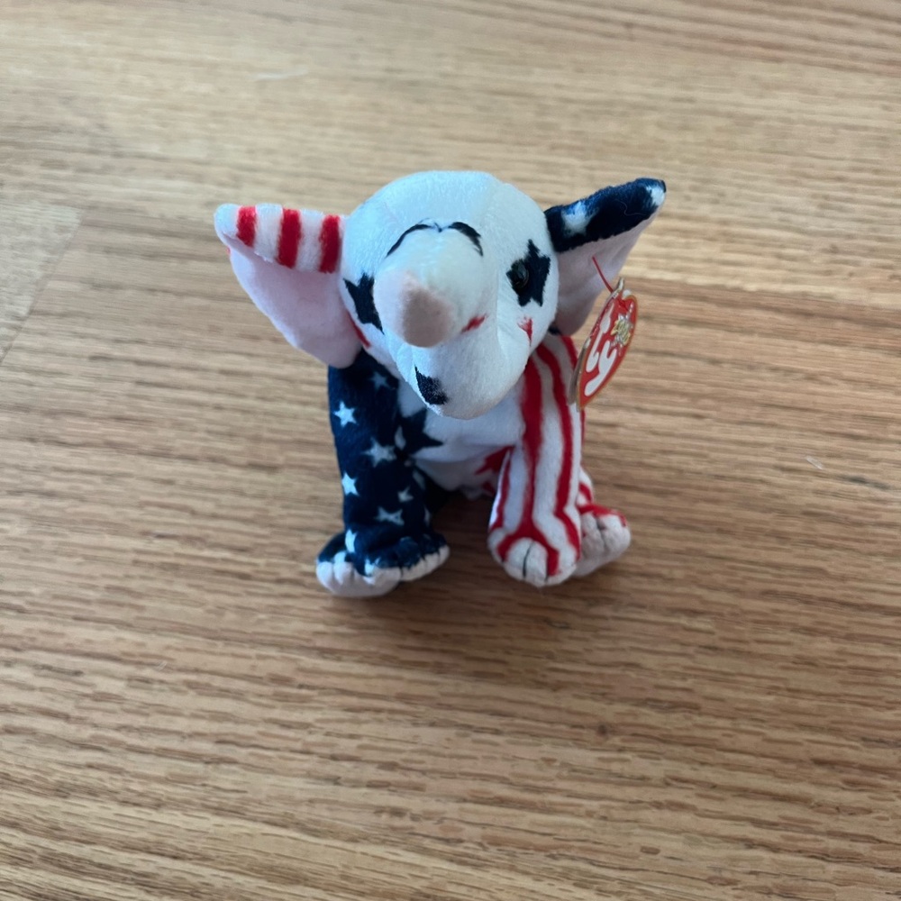 Righty beanie baby